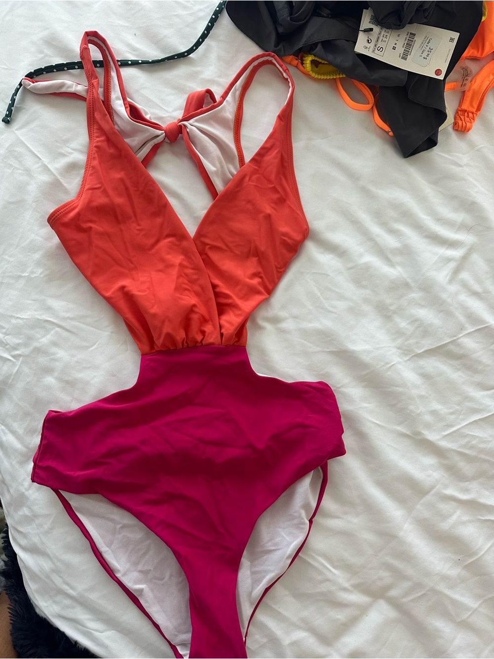 Bikinis, One-Piece Swimsuits
